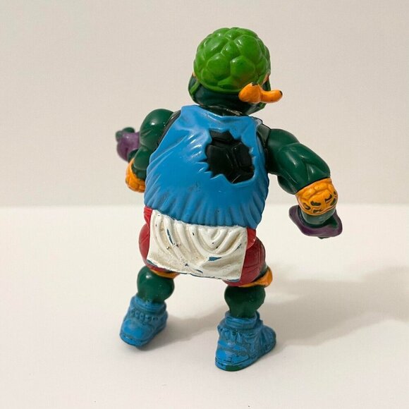 Vintage 1991 Teenage Mutant Ninja Turtle Skateboardin Mike TMNT Action Figure - Picture 7 of 16